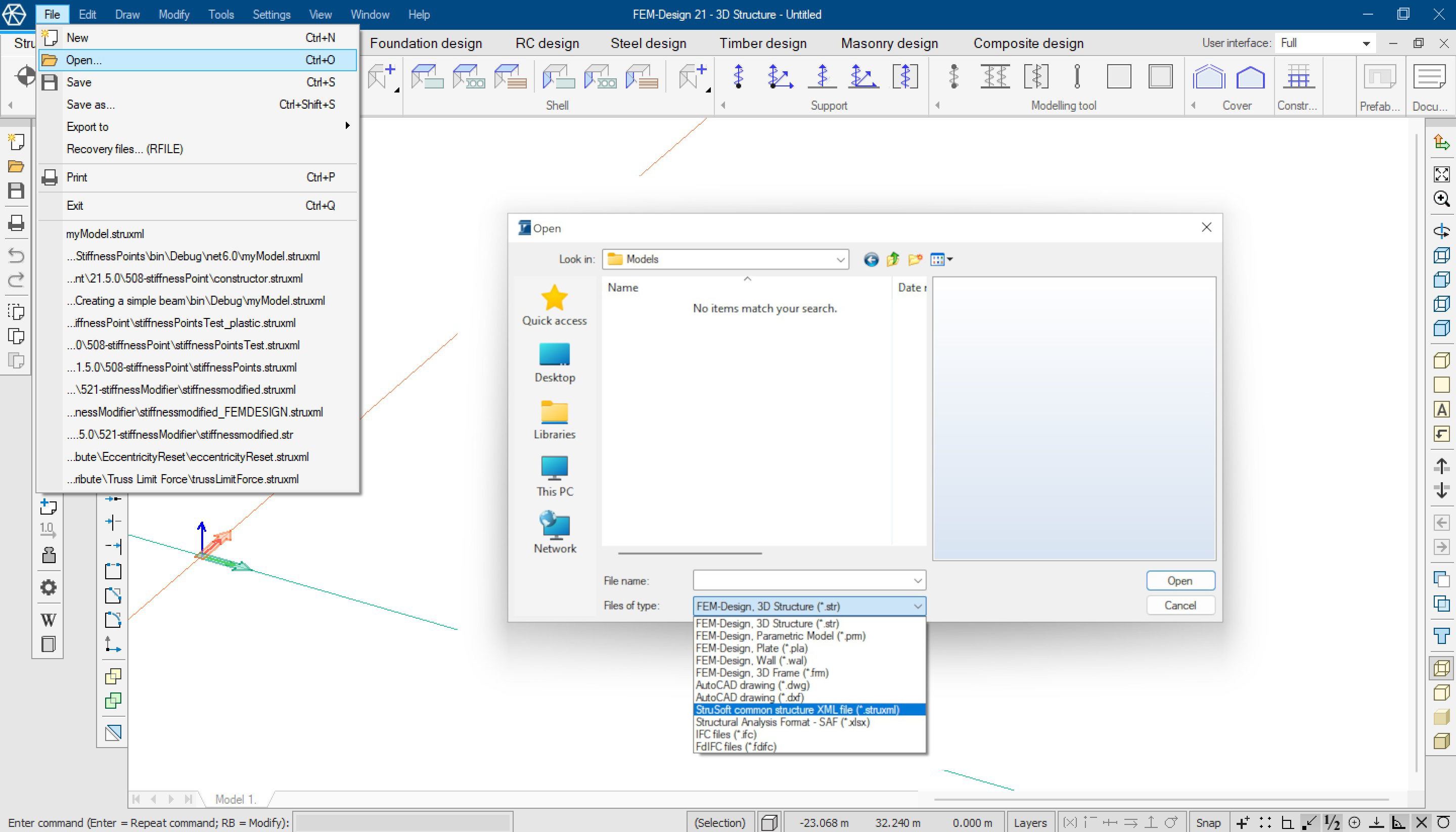 Openfile